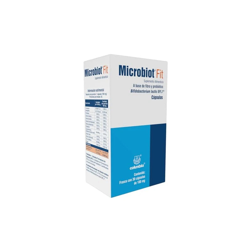 Microbiot Fit, 30 Capsules, Bifidobacterium Lactis Bpl-1