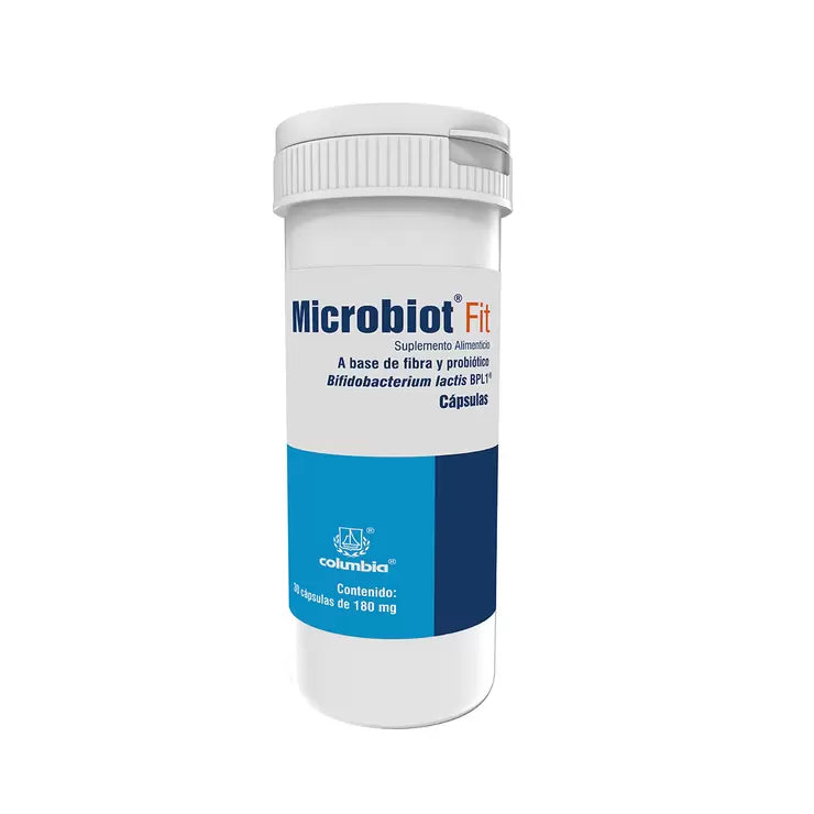 Microbiot Fit, 10 Billion BPL1 Bifidobacterium Lactis Probiotics, 15 Capsules