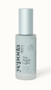 YEPODA - THE NIGHT LIGHT - Oil Free Night Cream with Aloe Vera, Mugwort and Niacinamide. Korean Skin Care (50ml)