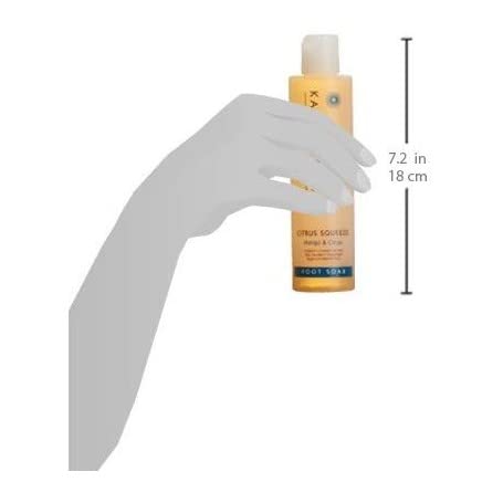 Kaeso Mango & Citrus Foot Soak 195ml – Refreshing & Cleansing Foot Soak – Hydrating & Softening Foot Care Treatment – Professional Skincare