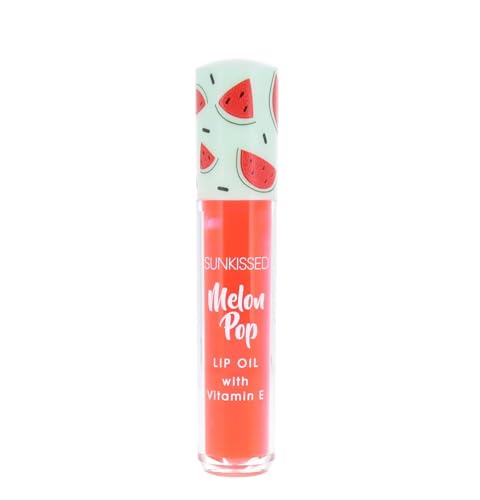 Sunkissed Watermelon Lip Oil with SPF 15 Protection, Hydrating and Long Lasting Formula