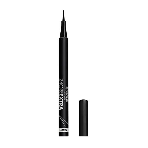 DEBORAH Deborah Milano - Eyeliner 24 Ore Extra, Pen for Waterproof Eyeliner with Long Hold and No Transfer, Dona a Precise and Intenso with Black Eyelets, 1.5 g