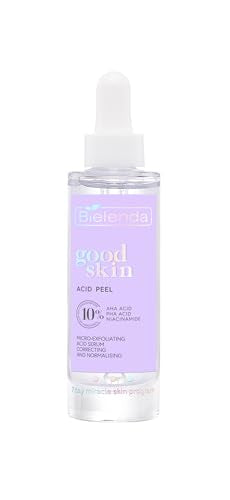 Bielenda Good Skin Acid Peel Korrigierendes und normalisierendes Mikro Peeling Säureserum AHA + PHA Säuren, Niacinamid, 30 g