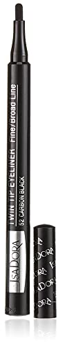 Isadora IsaDora Twin Tip Eyeliner 1ml - 52 Carbon Black