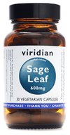 Viridian Sage Leaf 600mg 90 Veg caps