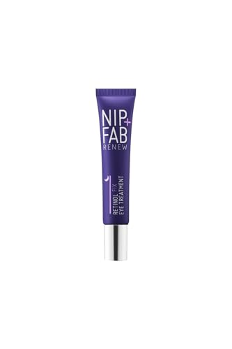 Nip + Fab Retinol Fix Eye Treatment 0.1% Retinol Eye Cream Anti-Aging Moisturizing for Fine Lines Wrinkles Dark Circles Puffiness and Bags Under Eyes, 15 ml