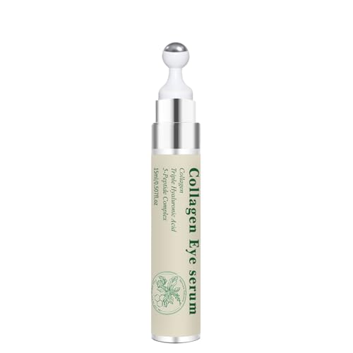 Generic Collagen Eye Serum Roller, Collagen Eye Cream for Dark Circles and Puffy Eyes, Under Eye Cream Anti Aging Anti Wrinkle Fine Lines