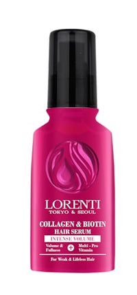 Lorenti Hair Serum | Hair Repair, Intensive Volume | Freeze-free Super Shinny | Collagen & Biotin 125ml