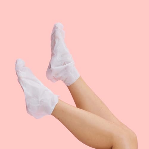 Skin Republic Pedi Foot Peel Max 15% stronger acids removes severely dry skin and cracked heels.