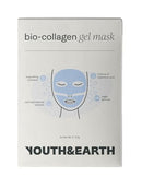 Youth and Earth Bio-Collagen Hyaluronic Acid Gel Face Mask- Pack of 5 - Face Masks Beauty for Anti Wrinkles - Hydrating Face Mask - Skin Care for Women - Moisturising & Nourishing Face Masks