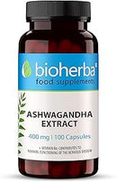 300 Ashwagandha high Strength Cortisol Reducing Supplements Capsules Extract 400mg per Ashwagandha Capsule and 1600 Daily dose. Ashwagandha Capsules Cortisol Blocker by BIOHERBA