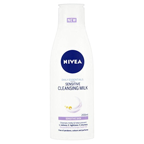 Nivea Daily Essentials Sensitive Cleansing Milk, 200 ml