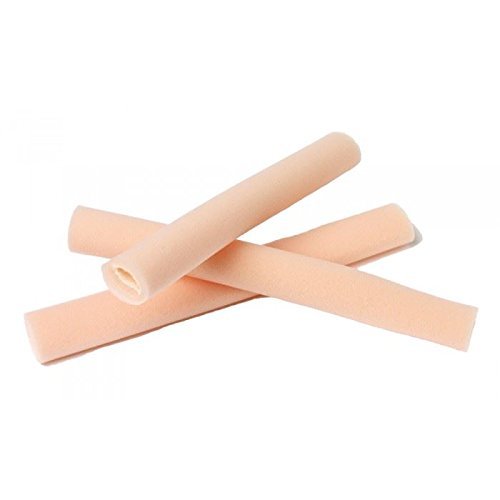 Body And Base Podiatry Tubular Toe Foam x2 Tubes| 25cm Length | with or Without Overlap Protection (C (Without Overlap))