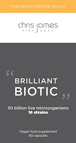 CHRIS JAMES MIND BODY BRILLIANT BIOTIC - Probiotic Supplement for a Healthy Gut