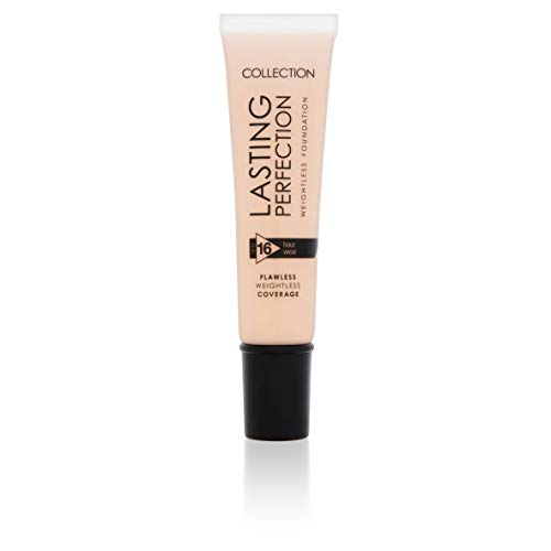 Collection Cosmetics Lasting Perfection, Weightless Matte Foundation, Waterproof and Transfer-proof, 30ml, Warm Beige