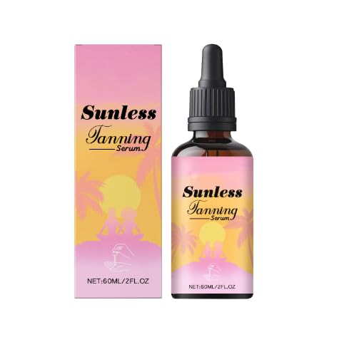 FHRKZZ Sunless Tanning Drops to Drink | Natural Vegan Bronzing Drops for Face & Body | Hydrating Formula with Green Tea Extract, Hyaluronic Acid, Coconut | Fast-Acting Skin Glow Enhancer.