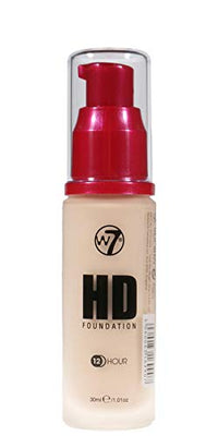 W7 High Definition Buff Pump Foundation, 30 ml