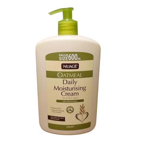 Generic Oatmeal Daily Moisturising Cream By N ůã ğ é for All Skin Types Fragrance Free 600ml With Free Orignial Lip Balm