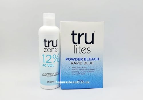 Ego Hair 12% (40 vol) CREAM PEROXIDE 250ML & RAPID BLUE BLEACH 80GM
