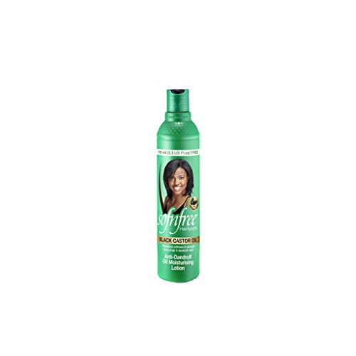 SOF N' FREE Sofnfree Black Castor Oil Anti-Dandruff Oil Moisturising Lotion 3.38Oz