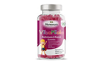 Pharmanostix VitaKids Multivitamin & Minerals Gummies, 150 Natural Berry Flavour Gummies, 4 Months’ Supply, 12 Essential Children’s Vitamins, Vegan, Gelatine & Gluten Free, includes Vit A, C, E and D