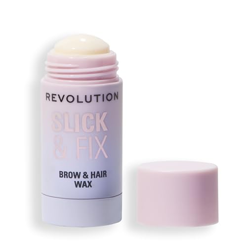 Revolution Beauty London Revolution Beauty Slick & Fix Brow & Hair Stick, Easy To Use, All Day Hold, Adds Shine & Softness, Tames Frizz & Flyaways, Vegan & Cruelty-Free