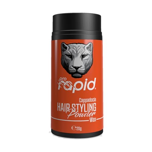 nishman Prorapid Hair Volume Powder 20 gr | Bubblegum Scent | Ultra Hold | Natural Matte Look | Hair Styling Powder Men | Hair Texture Powder Wax | Texturising, Volumising Hair Powder Men