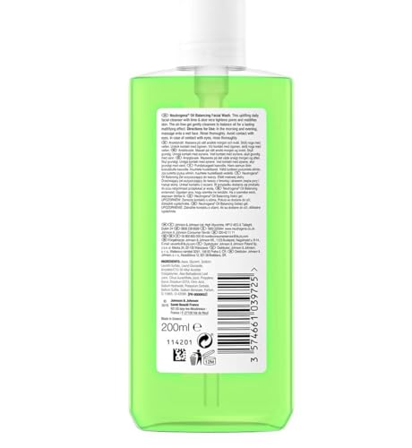 Neutrogena Oil Balancing Facial Wash 200Ml