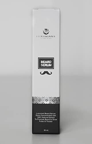 Generic LUXURIANT Beard Grooming Kit For Men - Beard Serum for Men - Beard Growth Serum - Gifts For Him - Complete Beard Care (50 ML)