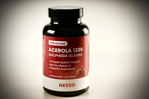 AKESO HEALTH Akeso Health Acerola Vitamin C Supplement, Natural Immune Support, High Potency