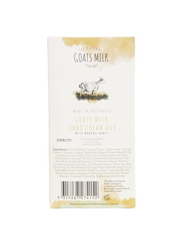 The Natural Goat Milk Company - Goats Milk Hand Cream Duo - With Manuka Honey 125mL×2