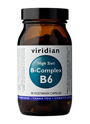 Viridian HIGH SIX® Vitamin B6 with B-Complex: 90 Veg Caps