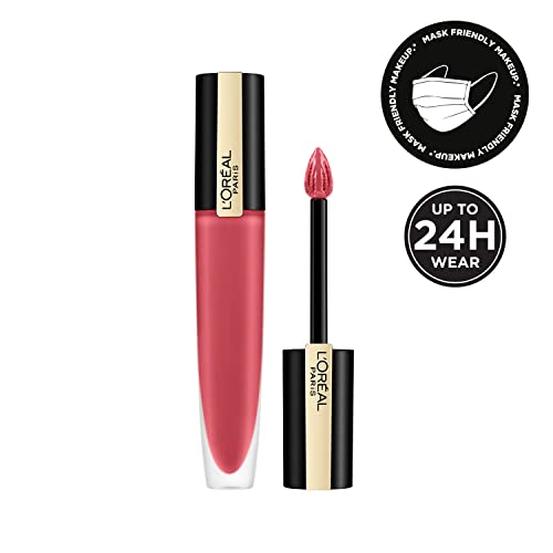 L'Oreal Paris L'Oréal Paris Lipstick, Rouge Signature Liquid Lip Ink,Lasts upto 24H, Lightweight Bare-Lip Sensation & Ultra-Matte High-Impact Statement, Shade: 121 I Choose