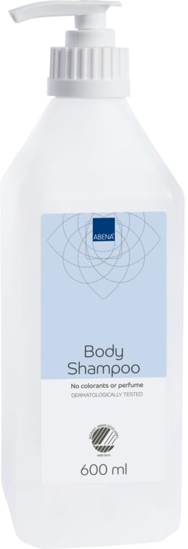 ABENA Body Shampoo | 600ML Body Wash Without Fragrance | Body Wash For Women and Men. Shower Gel That Effectively Removes Impurities Easily and Gently. Can Also Be Used As Kids Body Wash.