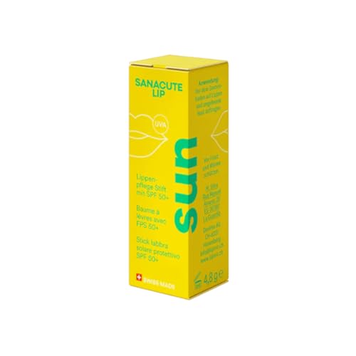 Lipivir Sun Lip Balm Stick SPF 50+ – High UVA & UVB Protection with Beeswax, Jojoba Oil, and Zinc Oxide – Moisturising Lip Care for Sun Protection