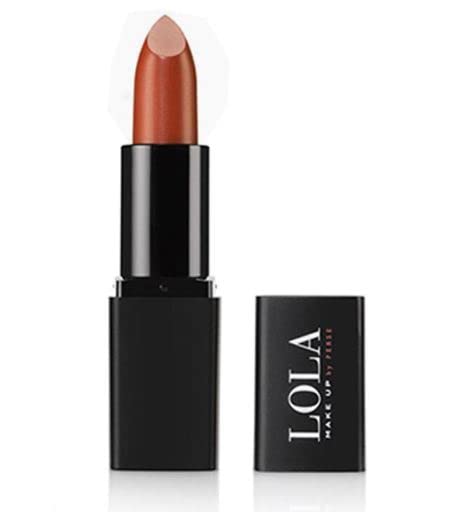 Lola Make-Up Intense Colour Lipstick, Rich Pigmentation, Long Lasting, Enriched With Hyaluronic Acid, Vitamins And Mango Butter, Vegan No. 001 Coco Dream
