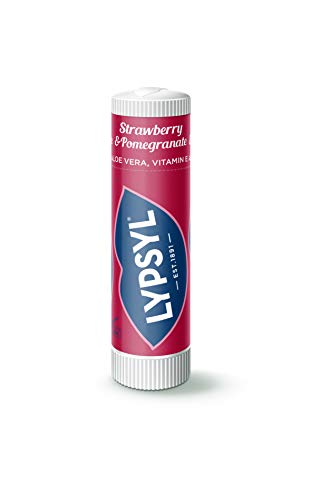 Lypsyl Uplifting Lip Balm, Strawberry and Pomegranate, Pack of 9