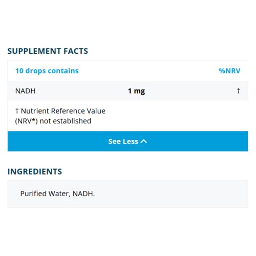 Metabolics Vitamin B3 Nicotinamide (NADH) | (100ml) B3 Liquid Supplement | Additive Free