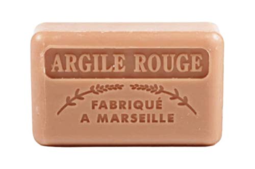 125g Savon De Marseille Soap - red clay (argile rouge) by Foufour