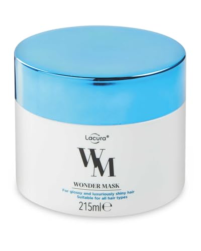 Aldi Lacura - Wonder Mask | For Glossy and Luxuriously Shiny Hair | Suitable for All Hair Types | 215ml