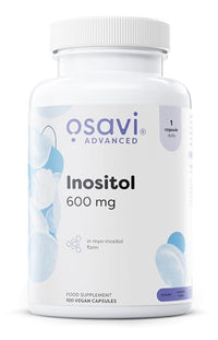 Osavi Inositol 600 mg – 100 Vegan Capsules | Supports Biochemical Processes in The Body, Involved in Hormone Regulation | Myo–Inositol for Brain Health and Wellbeing