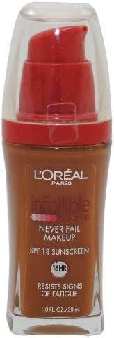 L'Oreal Paris Infallible Advanced Never Fail Makeup, Cocoa, 1-Fluid Ounce