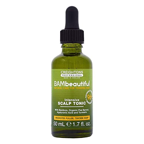 BAMBEAUTIFUL Intensive Scalp Tonic (50ml) ā Multi Award Winning Scalp Tonic. Proven to help with the reduction of hair loss & promote thicker, denser hair in 90 days