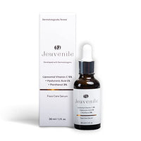 Jeuvenile Vitamin C5 Face Care Serum, Brightens, Moisturises, Anti-Aging, Collagen-boosting Hyaluronic Acid skincare, for All Skin Types, 30ml