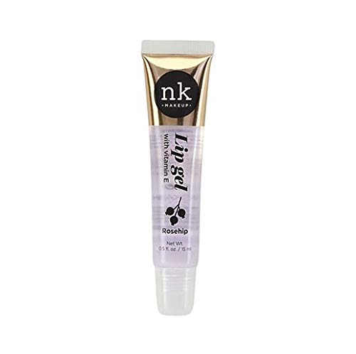 NICKA K NEW YORK NK lip gloss gel 15ml Vitamin E, Shiny, Nourishes, Lip gel (Rosehip, Pack Of 3)