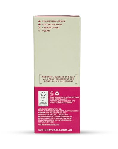 Sukin - Overnight Reset Oil - Natural Actives Face Oil with Vitamin E, Jojoba Oil and More - Face Care, Skin Care, Skincare, Vitamin E Oil for Skin, Jojoba Oil for Skin -25ml