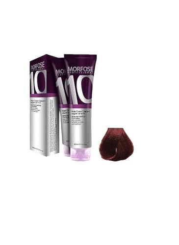 MORFOSE Morfose 10 Professional Hair Colour Cream 100 ml, No. 7.6 Fire Red