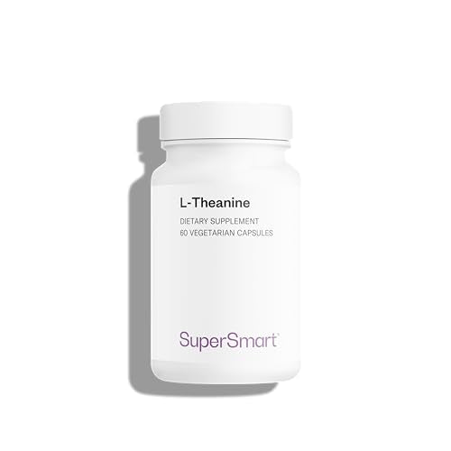 SUPERSMART Supersmart - L-Theanine 400 mg Per Day - L-Theanine Supplement - Promotes Brain Functions - Supports Memory, Concentration, Relaxation & Calmness | Gluten Free - 60 Vegetarian Capsules