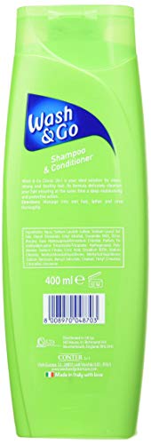 Wash & Go - Classic 2 in 1 Shampoo & Conditioner - 400ml