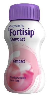 Fortisip Compact Strawberry, 125ml Bottle, Pack of 24